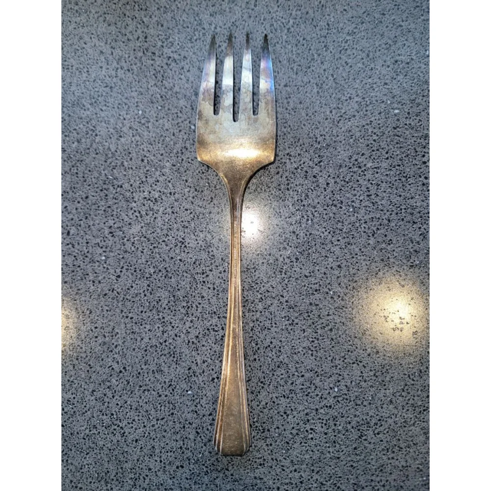 Oneida Community Tudor Plate Skyline Skycrest Dinner Fork 1930s Silverplate